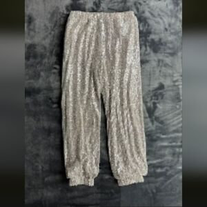 Art Class Siver Sequin Joggers